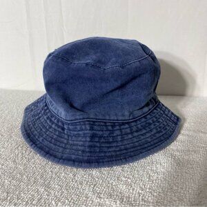 Vintage Reversible Blue Red Bucket Hat